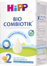 Folgemilch 2 Combiotik ohne Stärke nach dem 6. Monat, 600 g
