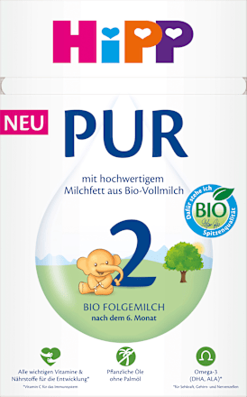 Folgemilch 2 PUR nach dem 6. Monat, 500 g