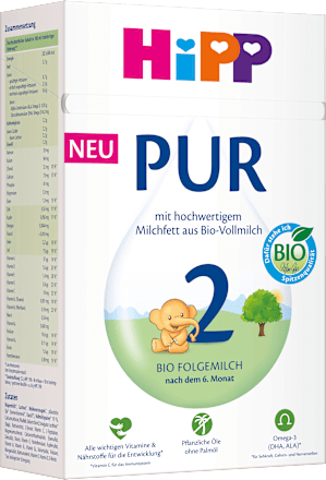 Folgemilch 2 PUR nach dem 6. Monat, 500 g