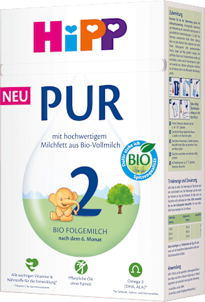 Folgemilch 2 PUR nach dem 6. Monat, 500 g