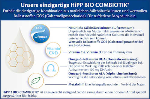 Folgemilch 3 Combiotik ab dem 10. Monat, 600 g