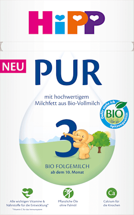 Folgemilch 3 PUR ab dem 10. Monat, 500 g