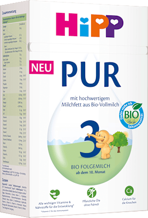Folgemilch 3 PUR ab dem 10. Monat, 500 g