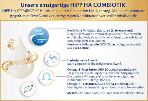 Folgemilch HA2 Combiotik nach dem 6.Monat, 600 g