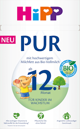 Folgemilch PUR ab dem 12.Monat, 500 g