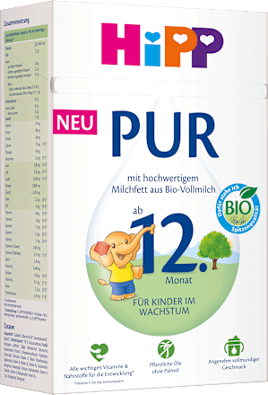 Folgemilch PUR ab dem 12.Monat, 500 g