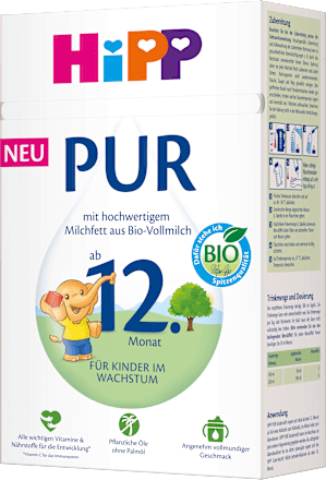 Folgemilch PUR ab dem 12.Monat, 500 g