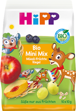 Frucht-Getreide-Riegel Mini Mix, ab 3 Jahre (10x10 g), 100 g