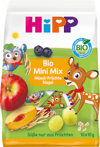 Frucht-Getreide-Riegel Mini Mix, ab 3 Jahre (10x10 g), 100 g
