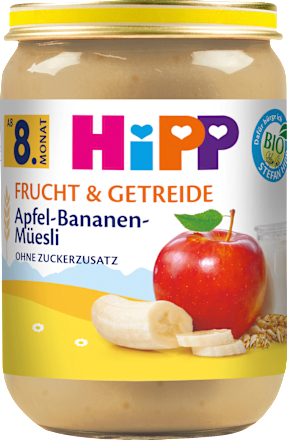 Frucht & Getreide Apfel-Bananen-Müsli, ab dem 8.Monat, 190 g