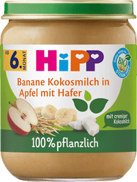 Frucht & Getreide Banane Kokosmilch in Apfel mit Hafer ab dem 6.Monat, 160 g