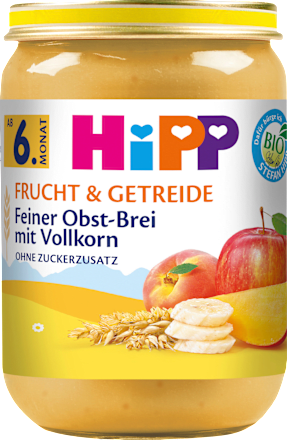 Frucht & Getreide Feiner Obst-Brei mit Vollkorn, ab dem 6.Monat, 190 g