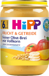 Frucht & Getreide Feiner Obst-Brei mit Vollkorn, ab dem 6.Monat, 190 g