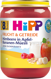Frucht & Getreide Himbeere in Apfel-Bananen Müsli ab dem 8.Monat, 190 g
