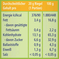 Fruchtriegel Hafer Pfirsich, ab 3 Jahren (5x20 g), 100 g