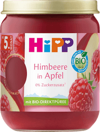 Früchte Himbeere in Apfel ab dem 5. Monat, 160 g