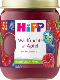 Früchte Waldfrüchte in Apfel, 5. Monat, 160 g, 160 g