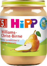 Früchte Williams-Christ-Birne, ab dem 5. Monat, 125 g
