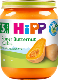 Gemüse Butternut-Kürbis, ab dem 5.Monat, 125 g