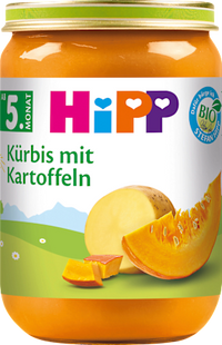 Gemüse Kürbis mit Kartoffeln, ab dem 5. Monat, 190 g