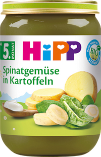 Gemüse Spinat mit Kartoffeln ab dem 5. Monat, 190 g