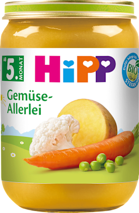 Gemüseallerlei, ab dem 5. Monat, 190 g