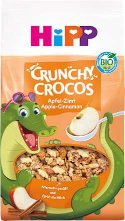Kindermüsli Crunchy Crocos Apfel Zimt, 300 g