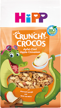 Kindermüsli Crunchy Crocos Apfel Zimt, 300 g