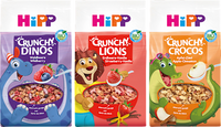 Kindermüsli Crunchy Dinos Waldbeere, ab 3 Jahren, 300 g