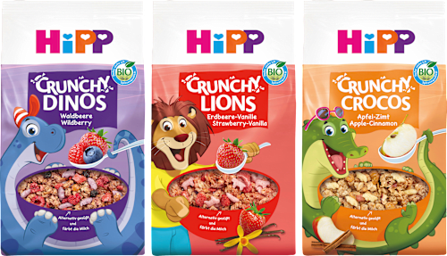Kindermüsli Crunchy Lions Erdbeere-Vanille, ab 3 Jahren, 300 g