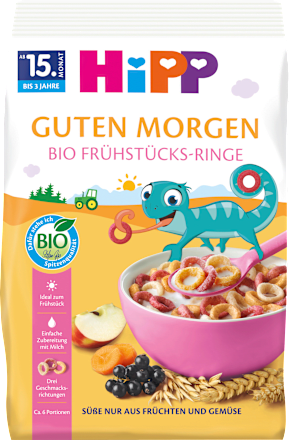 Kindermüsli Frühstücks-Ringe, ab 2 Jahren, 120 g