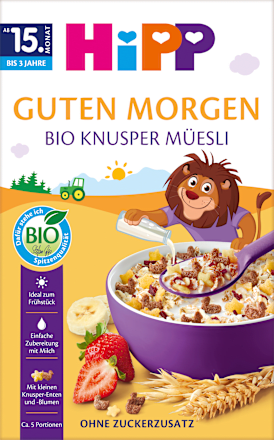 Kindermüsli Knusper ab dem 15. Monat, 200 g