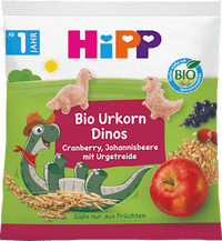 Kindersnack Urkorn-Dinos Cranberry, Johannisbeere, Urgetreide ab 1 Jahr, 30 g
