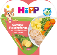 Kinderteller Gemüse-Fleischpfanne mit Kartoffelwürfeln & Erbsen, ab 1 Jahr, 250 g