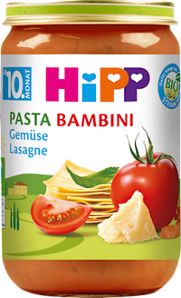 Menü Pasta Bambini Gemüse Lasagne ab dem 10. Monat, 220 g