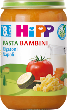 Menü Pasta Bambini Rigatoni Napoli ab dem 8. Monat, 220 g