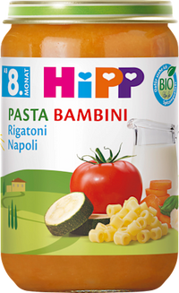 Menü Pasta Bambini Rigatoni Napoli ab dem 8. Monat, 220 g