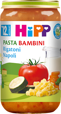 Menü Pasta Rigatoni Napoli ab dem 12. Monat, 250 g