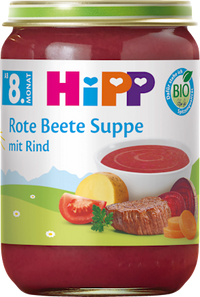 Menü Rote Beete Suppe mit Rind ab dem 8. Monat, 190 g