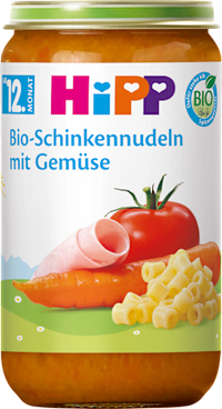 Menü Schinkennudeln mit Gemüse ab dem 12. Monat, 250 g
