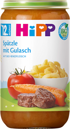Menü Spätzle mit Gulasch ab dem 12. Monat, 250 g