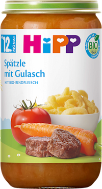 Menü Spätzle mit Gulasch ab dem 12. Monat, 250 g