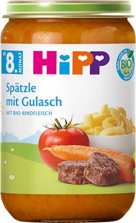 Menü Spätzle mit Gulasch ab dem 8. Monat, 220 g
