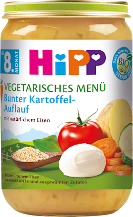 Menü vegetarisch Bunter Kartoffel-Auflauf ab dem 8. Monat, 220 g