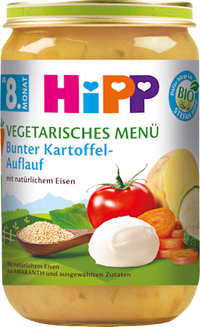 Menü vegetarisch Bunter Kartoffel-Auflauf ab dem 8. Monat, 220 g