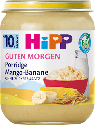 Porridge Frühstück Mango-Banane-Haferbrei, ab dem 10.Monat, 160 g
