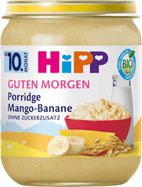 Porridge Frühstück Mango-Banane-Haferbrei, ab dem 10.Monat, 160 g