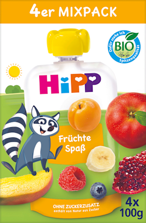 Quetschie Früchtespaß Mixpack ab 1 Jahr (4x100 g), 400 g