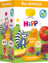 Quetschie Früchtespaß Mixpack ab 1 Jahr (4x100 g), 400 g