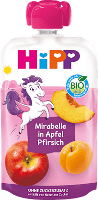 Quetschie Mirabelle in Apfel-Pfirsich ab 1 Jahr, 100 g